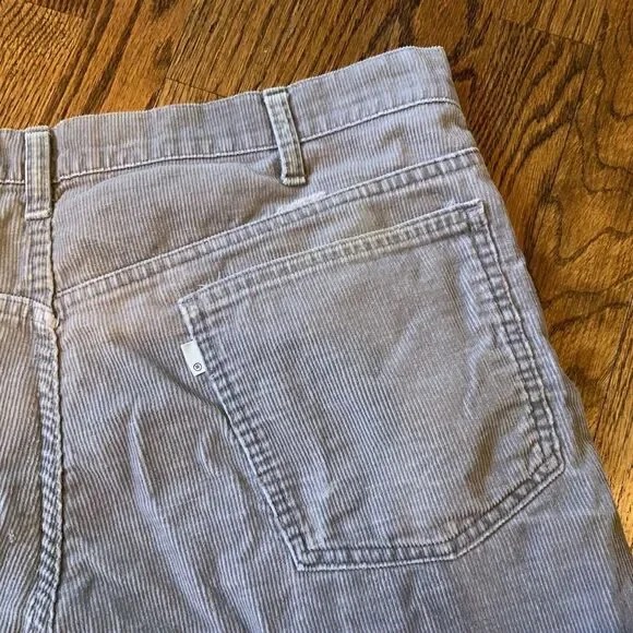 RARE‎ Levis Corduroy Pants VTG 70s 519 USA Made 38x30 Gray Talon "Blank" Tab - Picture 12 of 15